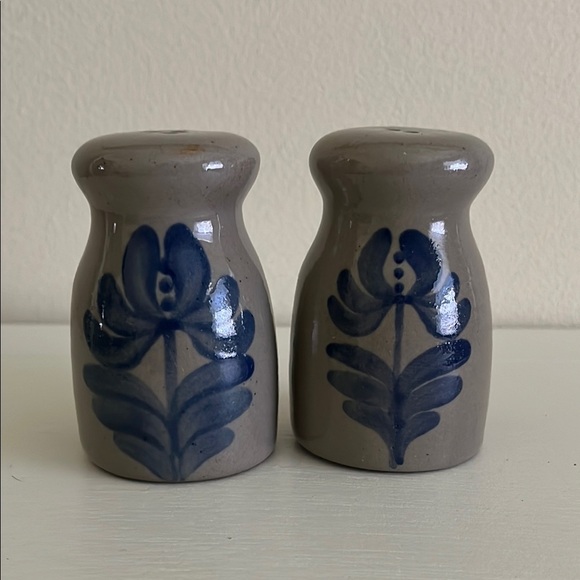 Vintage Other - VINTAGE BEAUMONT BROTHERS POTTERY SALT GLAZED SALT PEPPER SHAKERS MADE IN USA